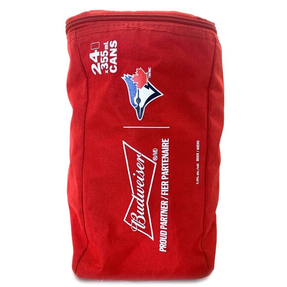 BUDWEISER Toronto Blue Jays Insulated Cooler Bag 24-Can Capacity Vintage 1999 - Picture 5 of 8